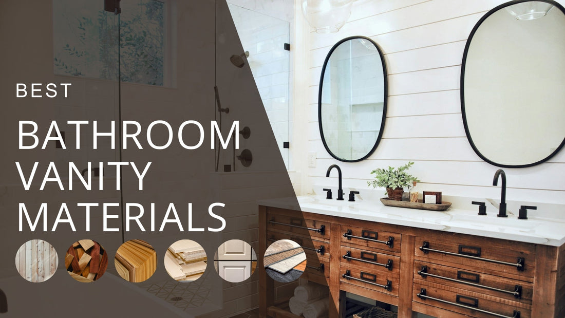 best material for a bathroom vanity unit