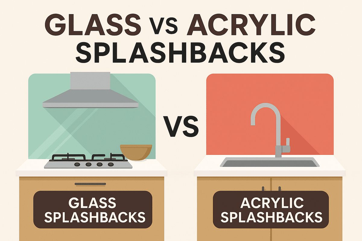 Glass Splashbacks vs Acrylic Splashbacks - Homelay